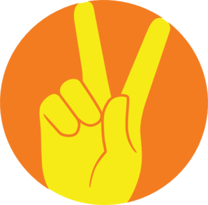 Peace Sign clip art - vector clip art online, royalty free ...