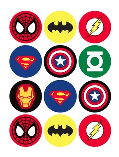 Superhero Birthday Party & Free Printables