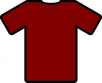 Red Tshirt clip art Vector clip art - Free vector for free download