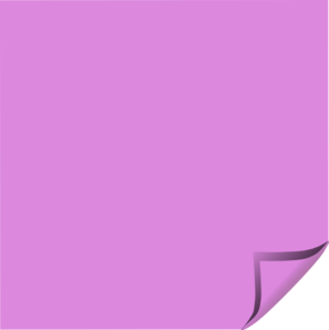 Sticky Note Purple Folded Corner clip art - vector clip art online ...