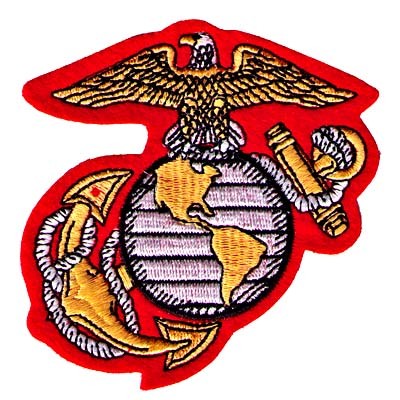U.S. Marine Corps Insignia Iron On Military Patch - LL1684