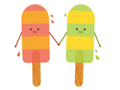 Dribbble - Popsicles by Rachel Winter