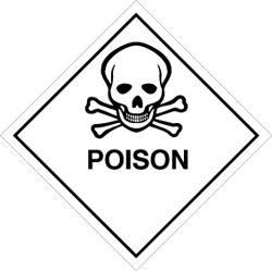 HA062 - POISON sign