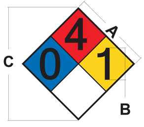 NFPA 704 Hazmat Diamonds - 2011 - Safety Signs Labels at ...