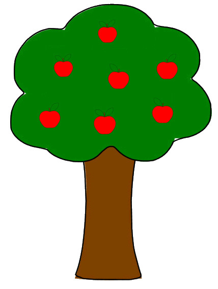Apple Tree Clipart - Tumundografico