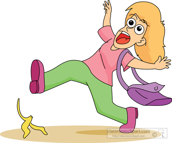 Car Slipping Clipart