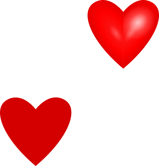 RED, BLACK, SIMPLE, SMALL, OUTLINE, CARTOON, HEART - Public Domain ...