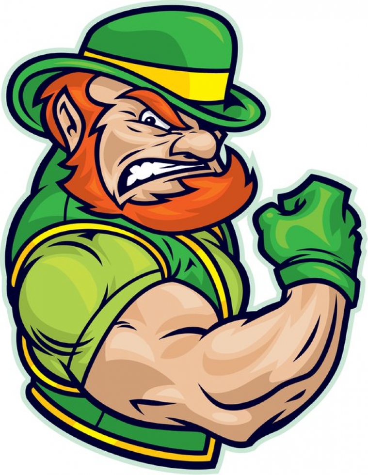 Free angry leprechaun clipart