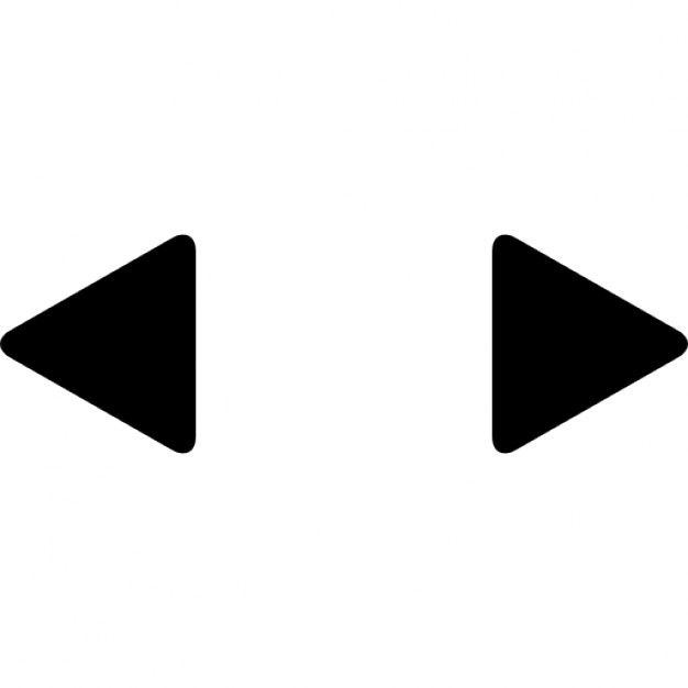 Left and right small triangular arrows couple Icons | Free Download