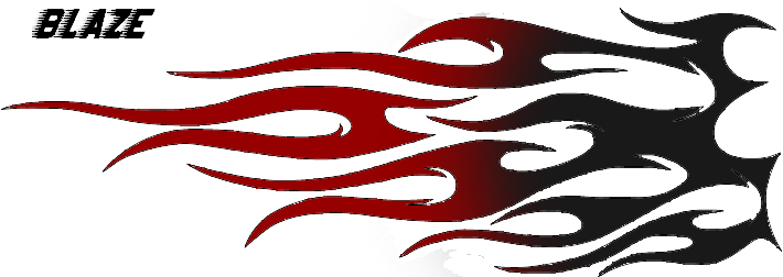 Tribal flames clipart