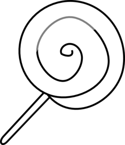 Candy clipart black and white free