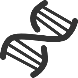 chromosome, creative, crisp-icons, dna, gene, genetics, grid, helix, isolated, line-icon, objects, outline, pixel-perfect, rna, science, shape, strand icon