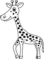 Free Black and White Animals Outline Clipart - Clip Art Pictures ...