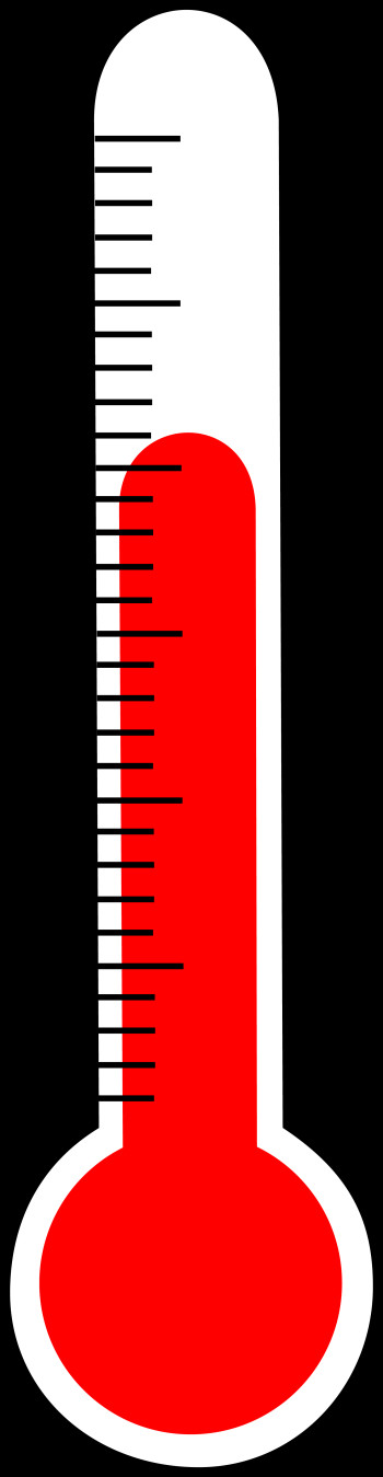 Thermometer Clip Art Black And White - Free ...