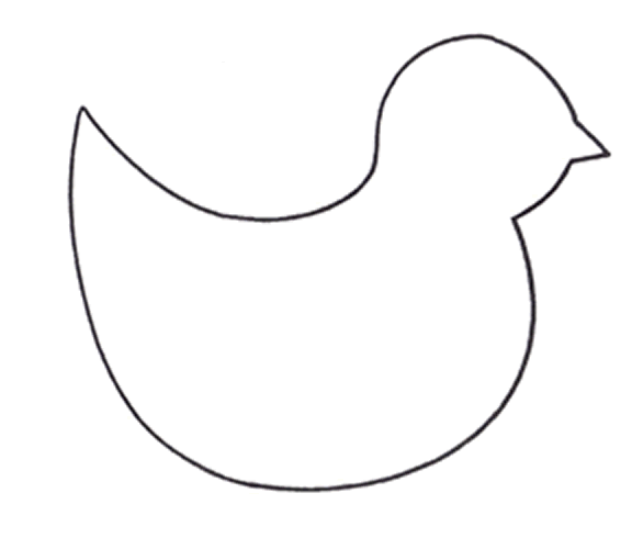 Bird Outline Printable - animals-pics.com