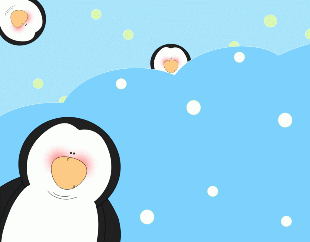 Cute Animated Penguins Wallpaper - ClipArt Best