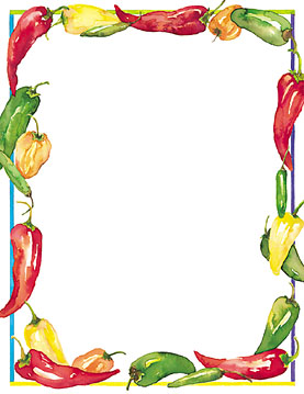 Chili Pepper Border