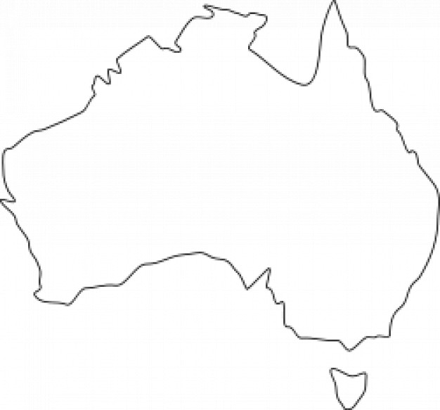 Australia Outline | Download free Vector - ClipArt Best - ClipArt Best