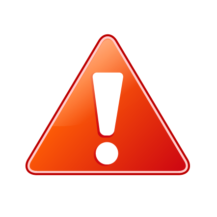 Red Warning Sign - ClipArt Best