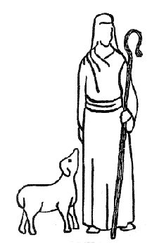 Good Shepherd Line Drawing - ClipArt Best