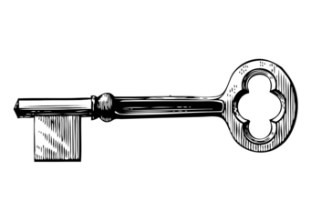 Coloring page Key - img 17379.