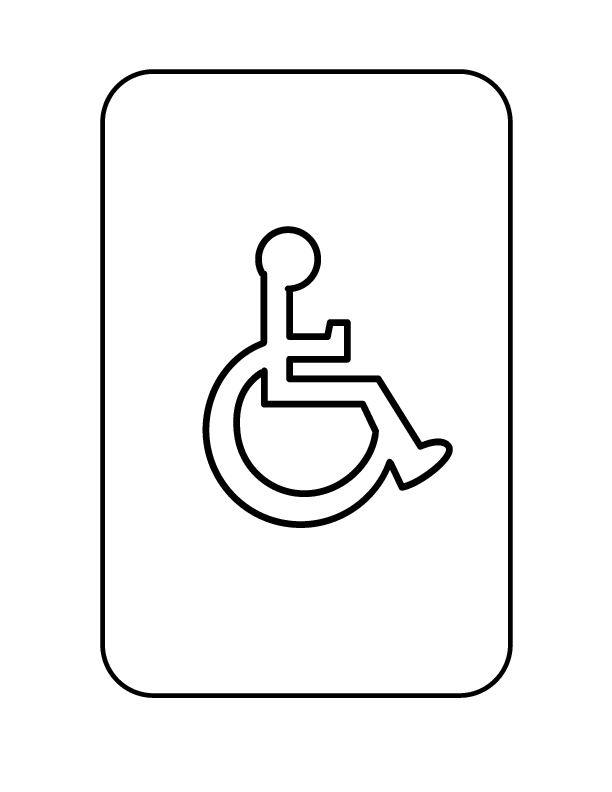 handicap PIS0106 printable coloring in pages for kids - number ...