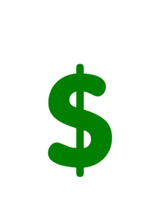 Dollar Bill Symbol Clipart