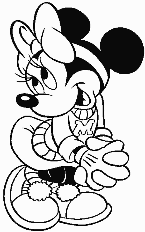 Minnie Mouse Coloring Pages | ColoringMates.