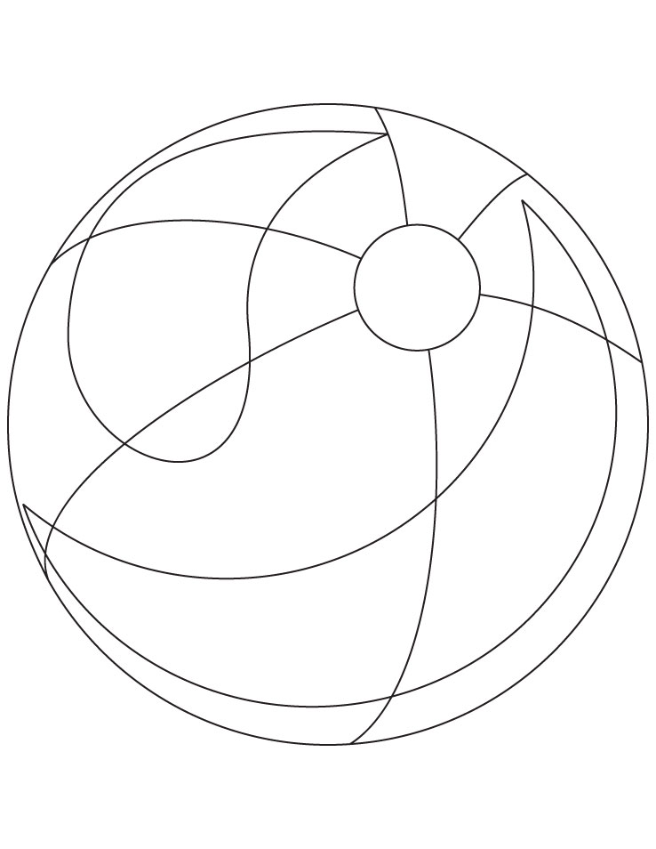 beach ball Colouring Pages (page 2)