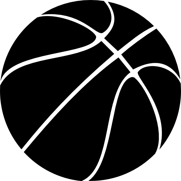 Basketball Clipart Black And White