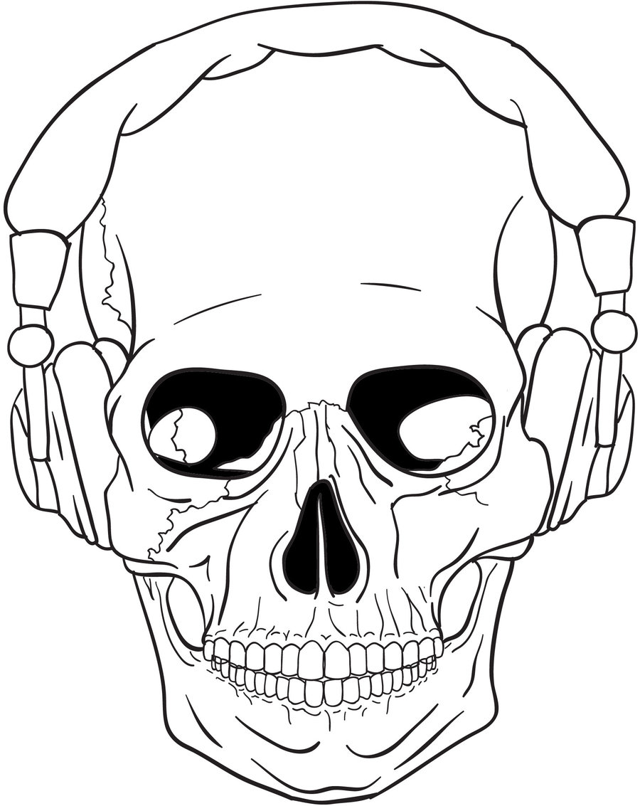 Drawing Of Headphones