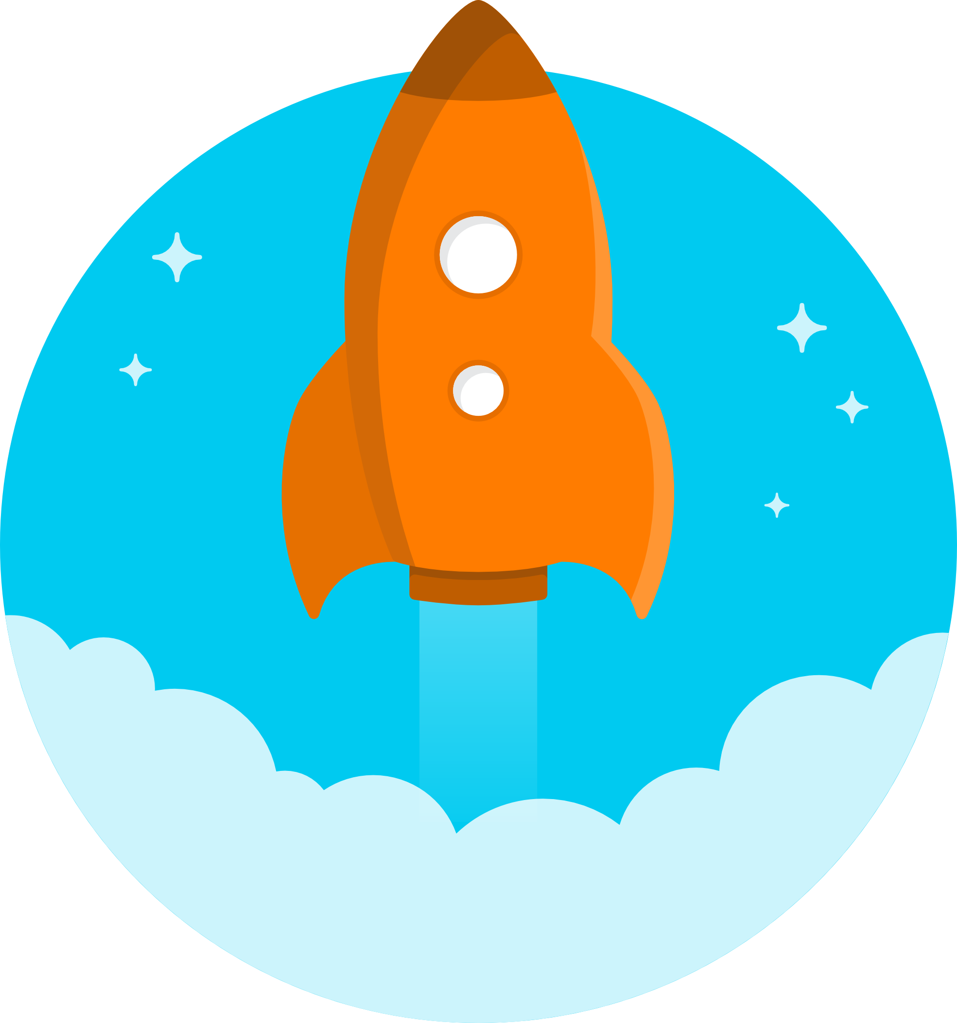 Rocket Ship Clipart - Tumundografico