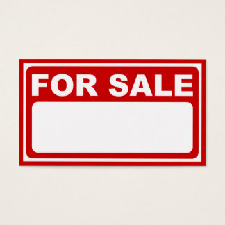 Sale Sign Business Cards & Templates | Zazzle