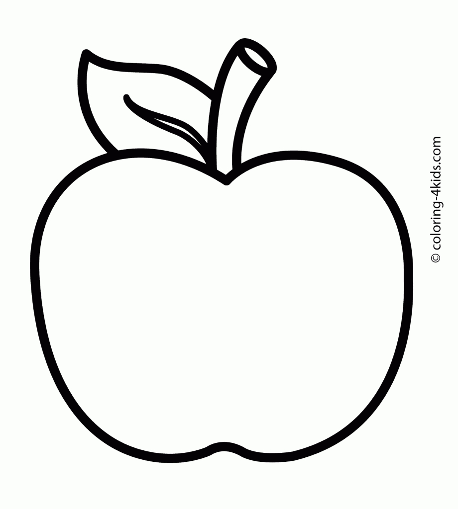 The Cool Coloring Page Of Apple - domaine-patrick-hudelot