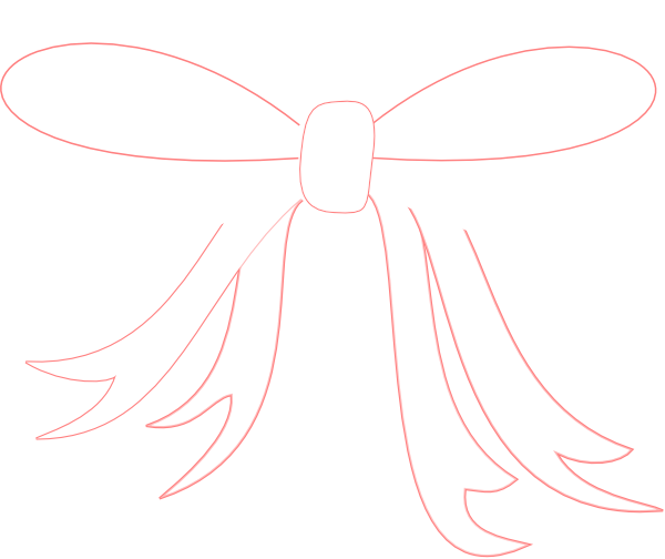Clip Art Black And White Ribbons And Bows Clipart