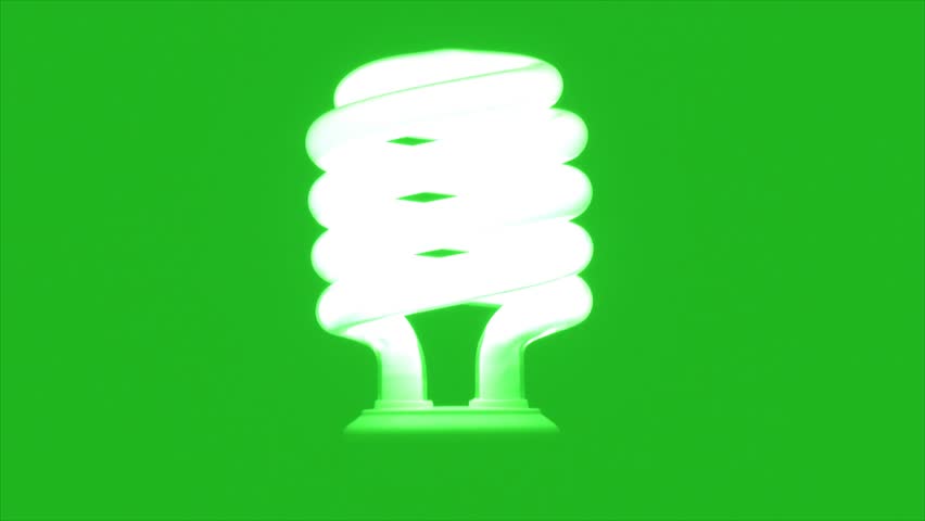 Fluorescent Light Bulb Yellow Alert - Loop. Rapid Flickering ...