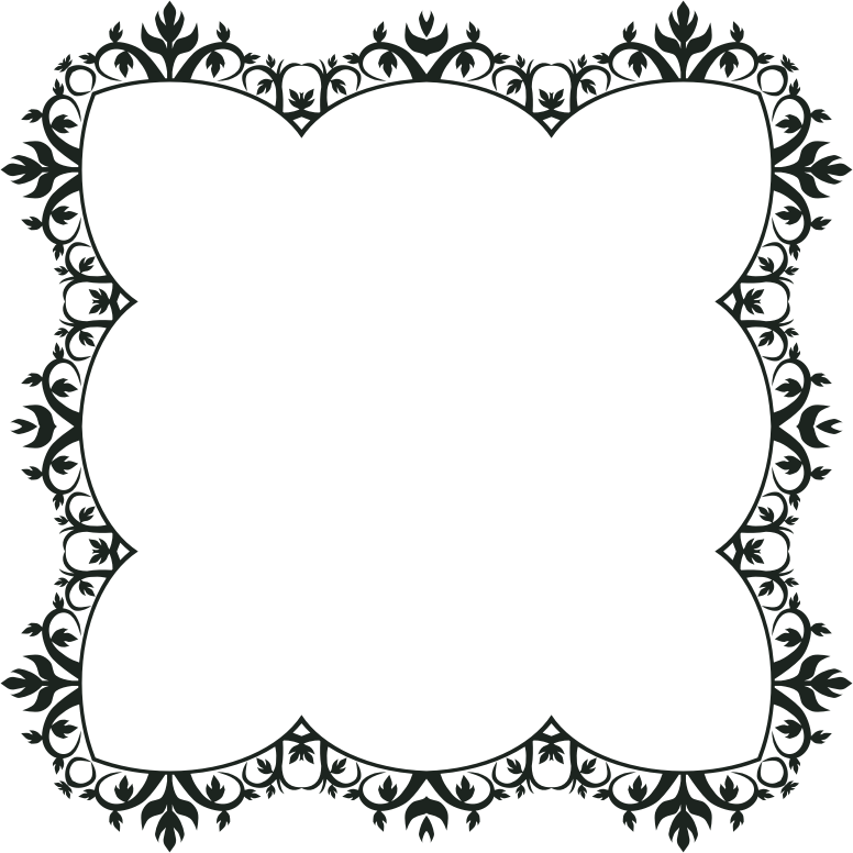 Clipart - Ornament Frame Extended 5