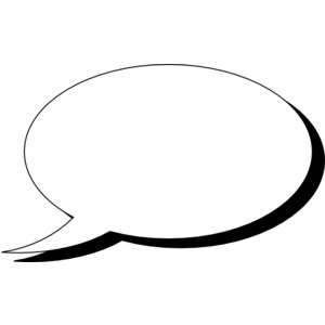 Talking bubbles clip art
