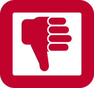 Thumbs down pictures clip art