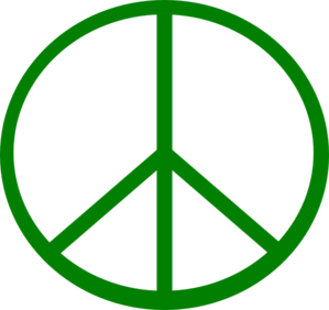 Green Peace Signs - ClipArt Best