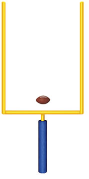 Football Field Goal Cartoon
