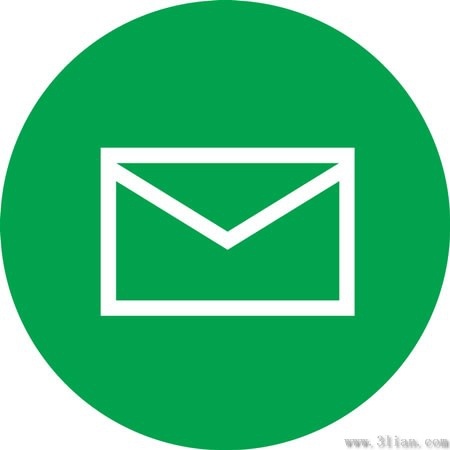 Blue envelope icon vector Free vector in Adobe Illustrator ai ...