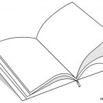 book coloring sheet open book coloring page clipart best pictures ...