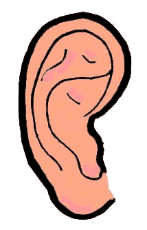 funny ear clipart