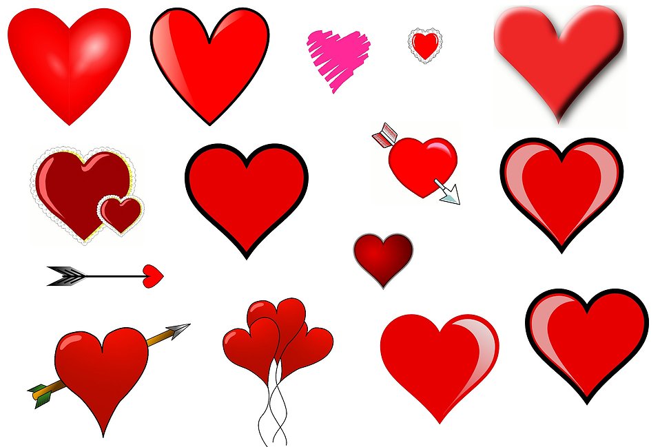 Clipart hearts free