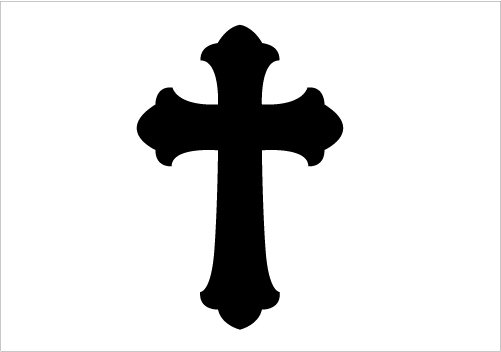 Cross Silhouette Vector Graphicscategory Christian Vector Graphics ...