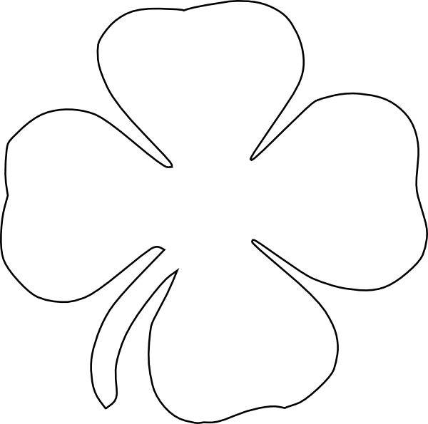 Clover Outline Clipart
