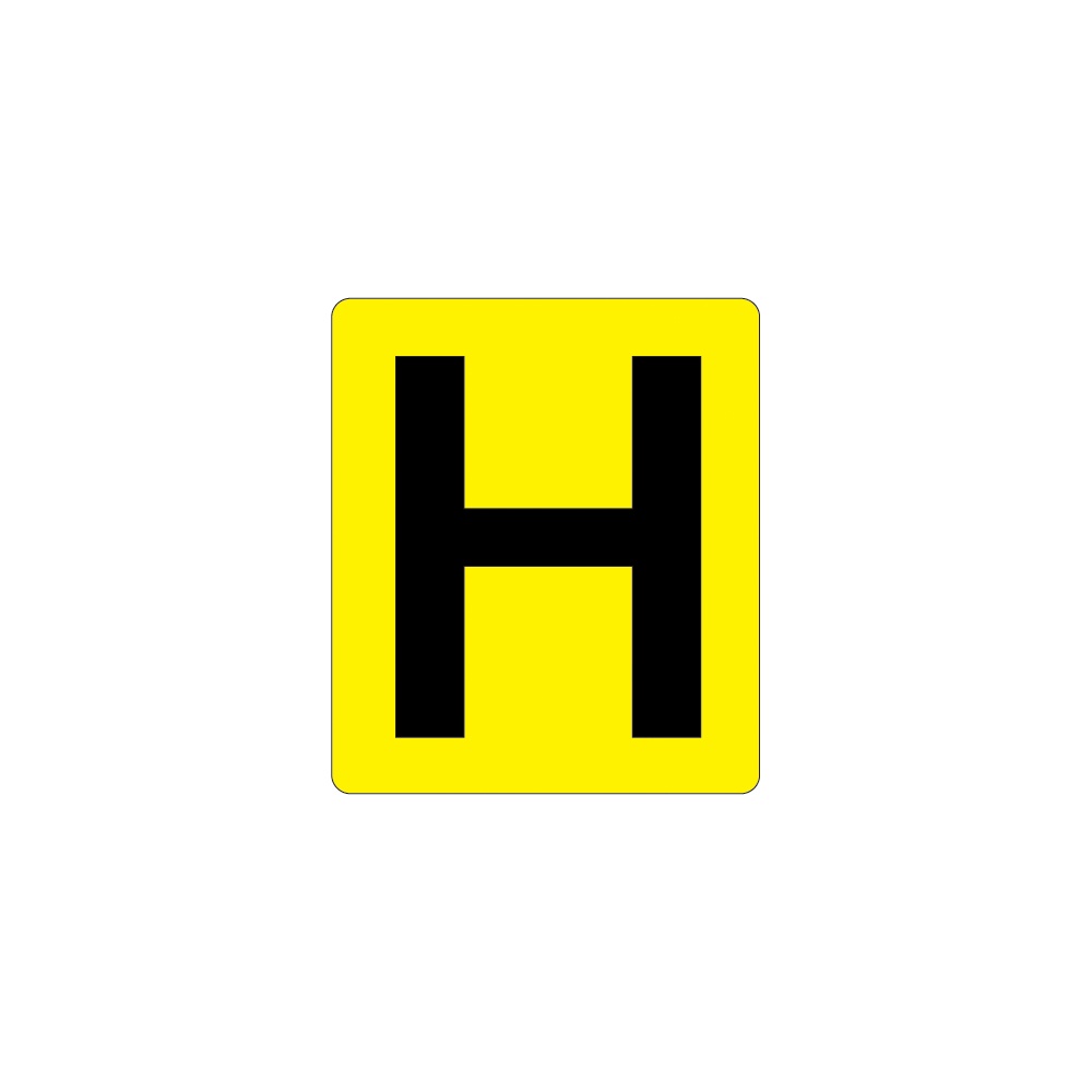 Fire Hydrant H Symbol Sign - Fire Equipment Signs from PARRS UK