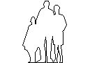 Group Outlines of People, Elevation - Draftsperson.