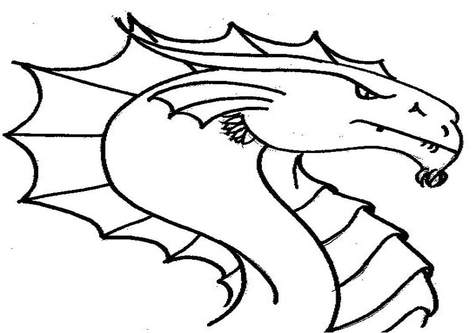 Chinese Dragon Head Coloring, dragon head coloring page ...